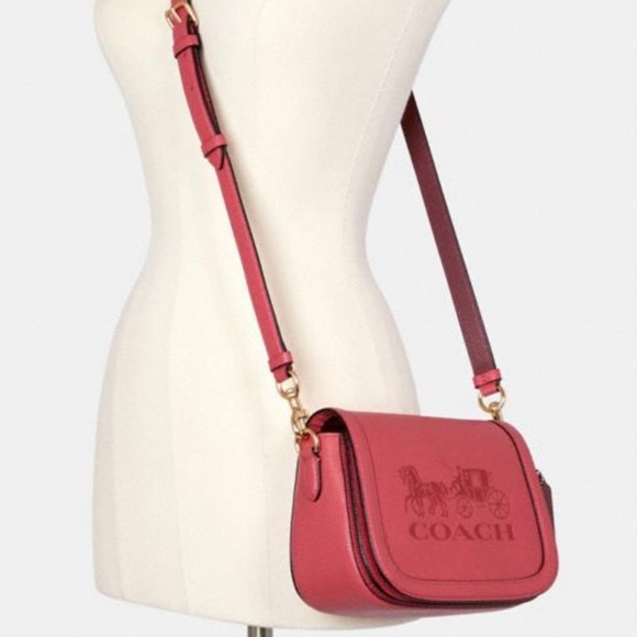 Coach Saddle Bag With Horse And Carriage - Picture 4 of 16